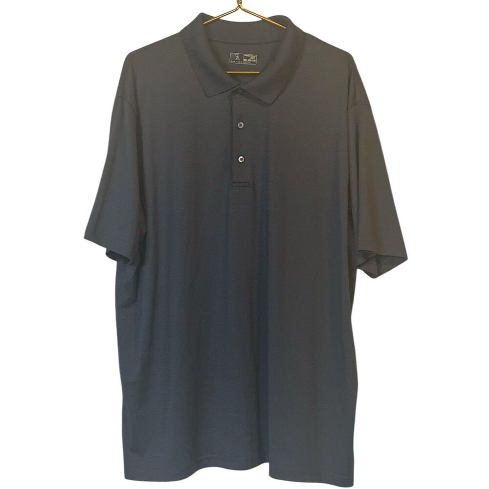 PGA Tour Motionflux 360 Performance Golf Polo Stretch XXL Gray Golfcore Classic